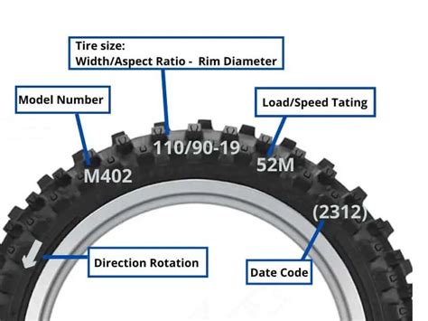 Dirt Bike Tire Size